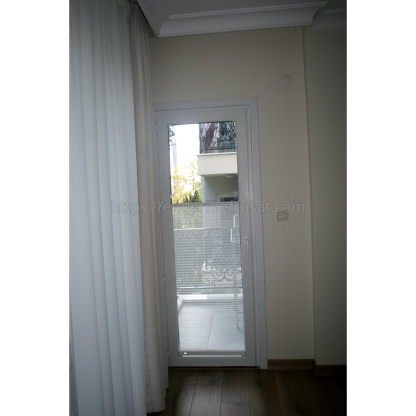 Pileli Tül Yan Plise Ve Katlama Perde PTY040